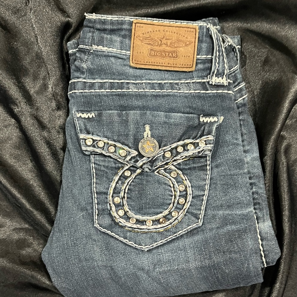 Big Star Women's Dark Blue “Sweet” Capri Jeans